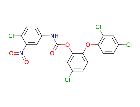 (4-Chloro-3-nitro-phenyl)-carbamic acid 5-chloro-2-(2,4-dichloro-phenoxy)-phenyl ester
