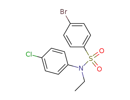 4-bromo-benzenesulfonic acid-(<i>N</i>-ethyl-4-chloro-anilide)