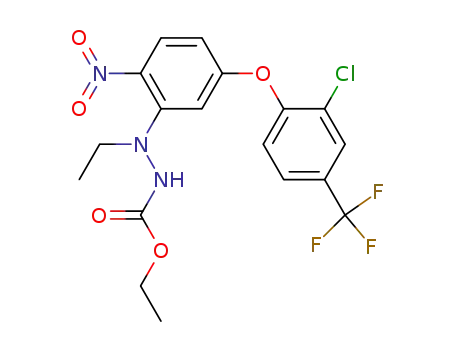 N'-[5-(2-Chloro-4-trifluoromethyl-phenoxy)-2-nitro-phenyl]-N'-ethyl-hydrazinecarboxylic acid ethyl ester