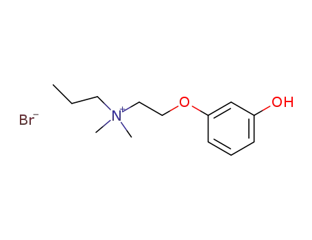 Molecular Structure of 109444-26-0 ([2-(3-hydroxy-phenoxy)-ethyl]-dimethyl-propyl-ammonium; bromide)