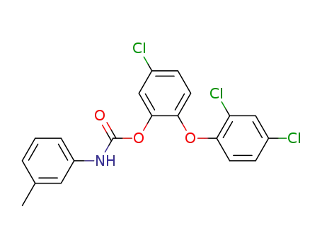 m-Tolyl-carbamic acid 5-chloro-2-(2,4-dichloro-phenoxy)-phenyl ester