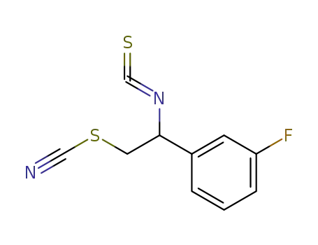 1-Fluoro-3-(1-isothiocyanato-2-thiocyanato-ethyl)-benzene