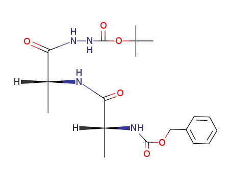Molecular Structure of 27454-33-7 (Z-D-Ala-D-Ala-NHNH-Boc)