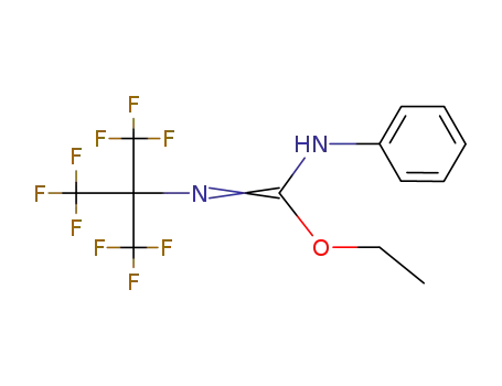 O-Ethyl-N-phenyl-N'-perfluoro-tert.-butylisoharnstoff