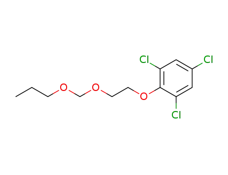 2.4.6-Trichlor-1-(2-propyloxymethoxy-ethoxy)-benzol
