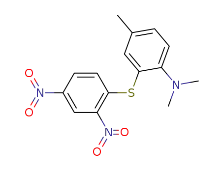 2-Dimethylamino-5-methyl-2',4'-dinitro-diphenylsulfid