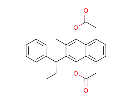 1,4-diacetoxy-2-methyl-3-(1-phenyl-propyl)-naphthalene