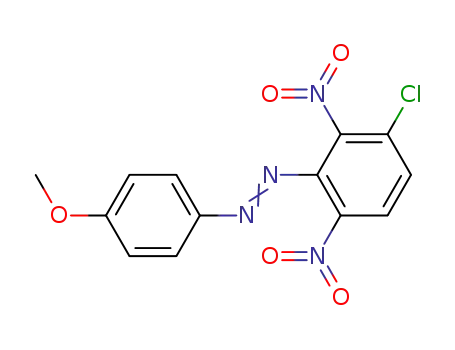 3-Chlor-4'-methoxy-2,6-dinitro-azobenzol