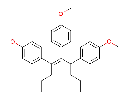 4,5,6-tris-(4-methoxy-phenyl)-non-4-ene