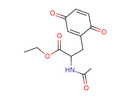 2-Acetamino-3-<1,4>benzochinolyl-propionsaeure-aethylester