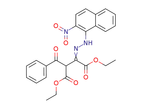 2-<(2-Nitro-naphthylhydrazono-(1-)>-3-benzoyl-bernsteinsaeure-diethylester