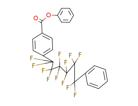 Molecular Structure of 24821-90-7 (1-(4-Phenoxycarbonyl-phenyl)-6-phenyl-perfluorhexan)
