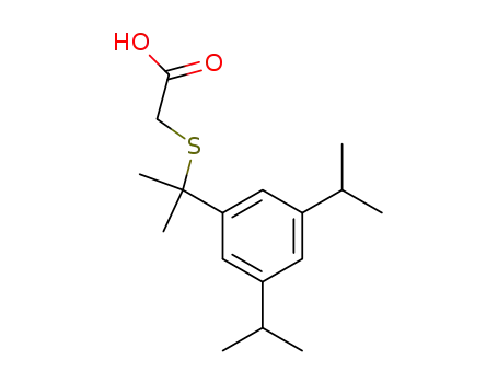 [1-(3,5-diisopropyl-phenyl)-1-methyl-ethylsulfanyl]-acetic acid