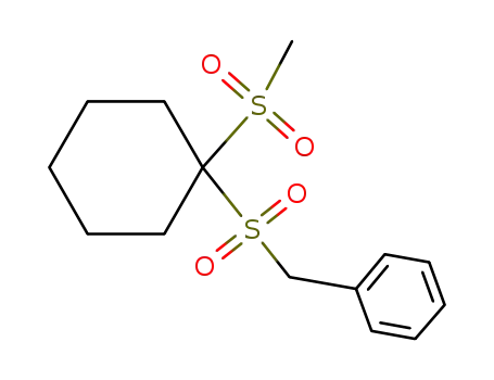 1-Methansulfonyl-1-phenylmethansulfonyl-cyclohexan