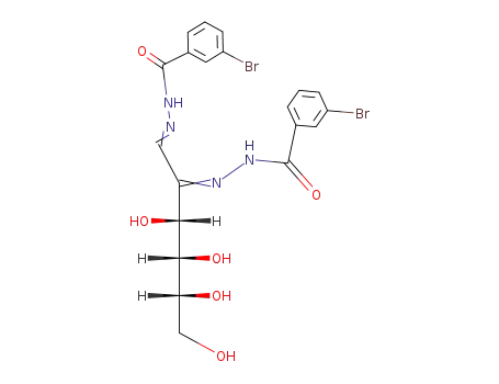 D-Arabino-hexosulose-bis-(3-brom-benzoylhydrazon)