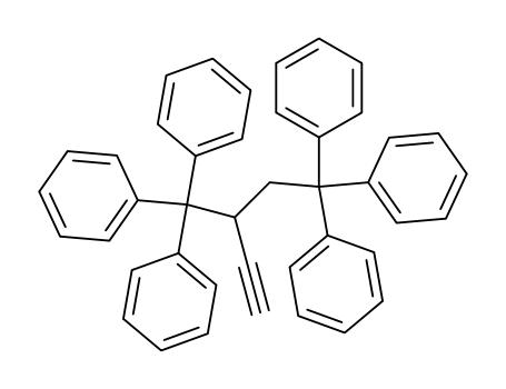 3-Triphenylmethyl-5,5,5-triphenyl-pentin-<sup>(1)</sup>