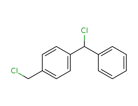 Molecular Structure of 52825-37-3 (Benzene, 1-(chloromethyl)-4-(chlorophenylmethyl)-)