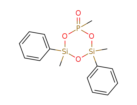 1,3,5-Trimethyl-3,5-diphenyl-cyclo-1-phosphonoxy-disiloxan