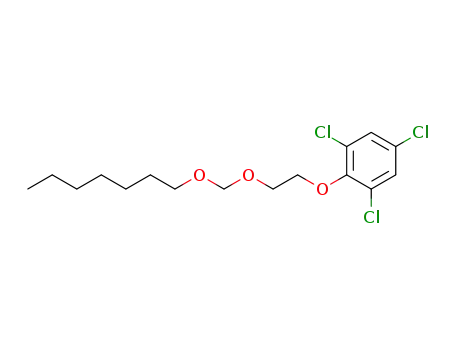 2.4.6-Trichlor-1-(2-heptyloxymethoxy-ethoxy)-benzol