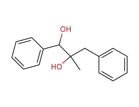 Molecular Structure of 93015-37-3 (2-methyl-1,3-diphenyl-propane-1,2-diol)