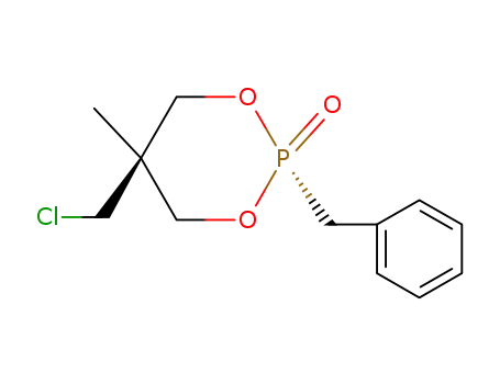 2ref-Benzyl-5trans-chlormethyl-5cis-methyl-2-oxo-1.3.2-dioxa-P<sup>V</sup>-phosphorinan