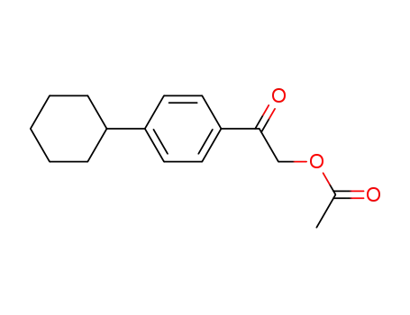 2-Acetoxy-1-<4-cyclohexyl-phenyl>-ethanon