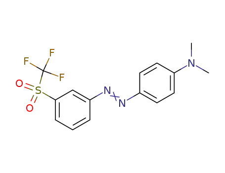 Molecular Structure of 3771-34-4 (4-Dimethylamino-2'-trifluormethansulfonyl-azobenzol)