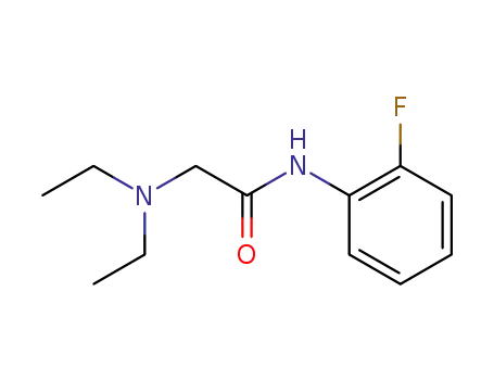 Molecular Structure of 584-75-8 (Acetamide, 2-(diethylamino)-N-(2-fluorophenyl)-)