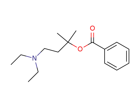 3-benzoyloxy-1-diethylamino-3-methyl-butane