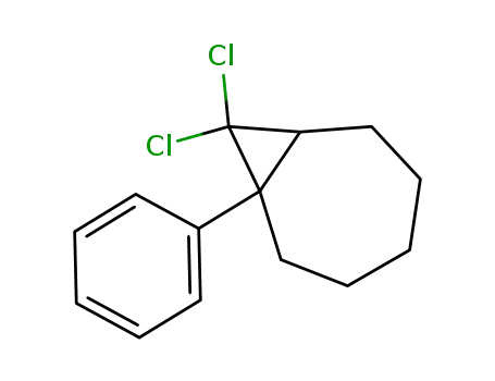 Molecular Structure of 51146-44-2 (1-Phenyl-8,8-dichlorbicyclo<5.1.0>octan)