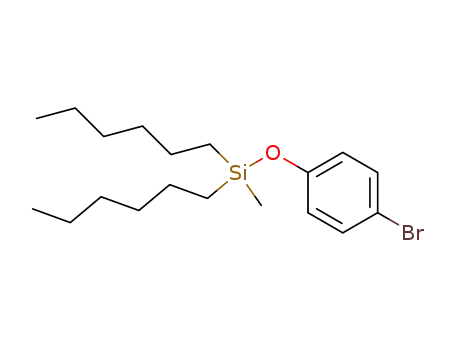 (4-Brom-phenoxy)-dihexyl-methyl-silan