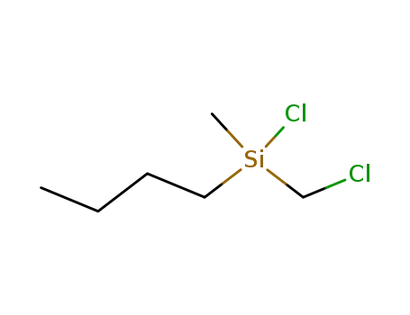 Molecular Structure of 18209-55-7 (Silane, butylchloro(chloromethyl)methyl-)