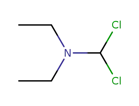 Molecular Structure of 40416-60-2 (1,1-dichloromethyl-N,N-diethylamine)