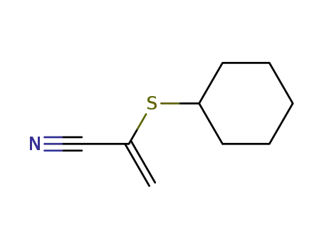 2-cyclohexylmercapto-acrylonitrile