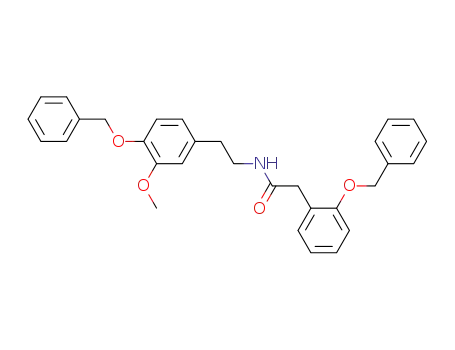 N-(3-Methoxy-4-benzyloxy-phenaethyl)-2-benzyloxy-phenacetamid