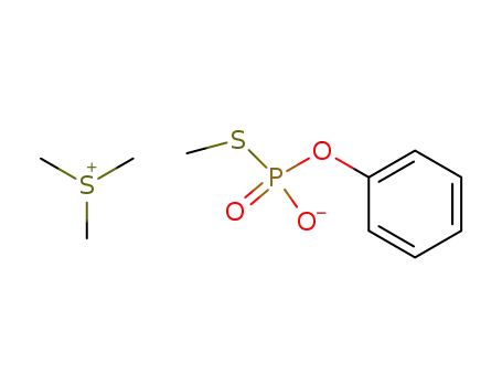 thiophosphoric acid <i>S</i>-methyl ester-<i>O</i>-phenyl ester; trimethyl sulfonium-salt