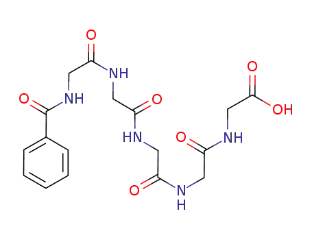 Glycine, N-[N-[N-[N-(N-benzoylglycyl)glycyl]glycyl]glycyl]-