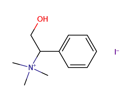 (2-hydroxy-1-phenyl-ethyl)-trimethyl-ammonium; iodide