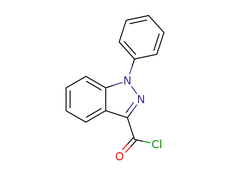1-phenyl-1<i>H</i>-indazole-3-carbonyl chloride