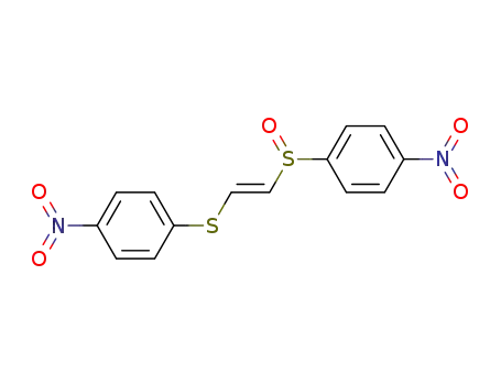 (+/-)-<i>trans</i>-1-(4-nitro-benzenesulfinyl)-2-(4-nitro-phenylsulfanyl)-ethene