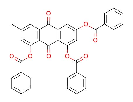 9,10-Anthracenedione, 1,3,8-tris(benzoyloxy)-6-methyl-