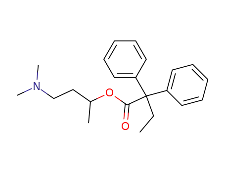 2,2-diphenyl-butyric acid-(3-dimethylamino-1-methyl-propyl ester)