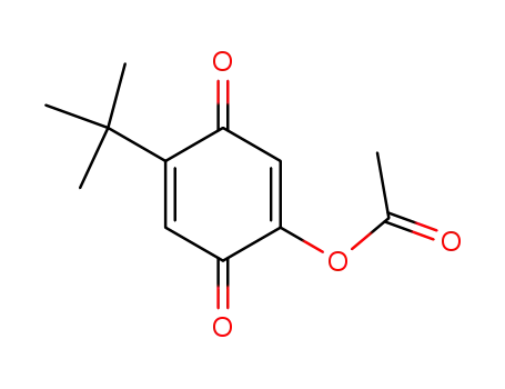2-acetoxy-5-<i>tert</i>-butyl-[1,4]benzoquinone