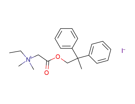 ethyl-(2,2-diphenyl-propoxycarbonylmethyl)-dimethyl-ammonium; iodide