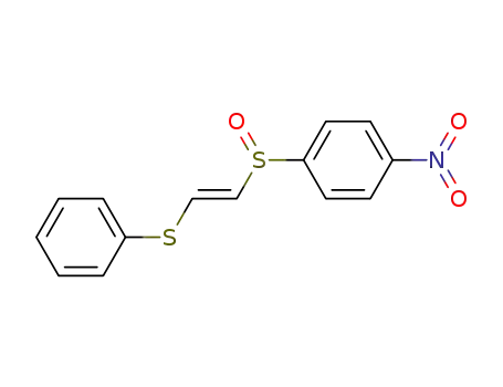 (+/-)-<i>trans</i>-1-(4-nitro-benzenesulfinyl)-2-phenylsulfanyl-ethene