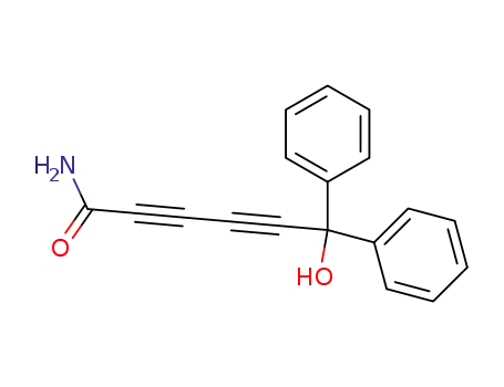 6-hydroxy-6,6-diphenyl-hexa-2,4-diynoic acid amide