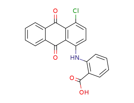 <i>N</i>-(4-chloro-9,10-dioxo-9,10-dihydro-[1]anthryl)-anthranilic acid
