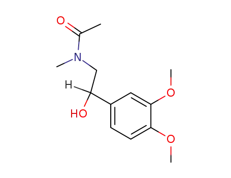 (+/-)-2-(acetyl-methyl-amino)-1-(3,4-dimethoxy-phenyl)-ethanol