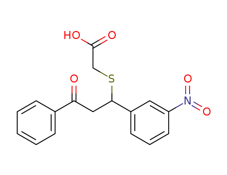 [1-(3-nitro-phenyl)-3-oxo-3-phenyl-propylsulfanyl]-acetic acid
