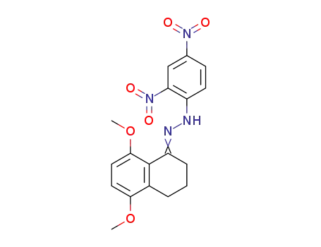 5,8-dimethoxy-3,4-dihydro-2<i>H</i>-naphthalen-1-one-(2,4-dinitro-phenylhydrazone)